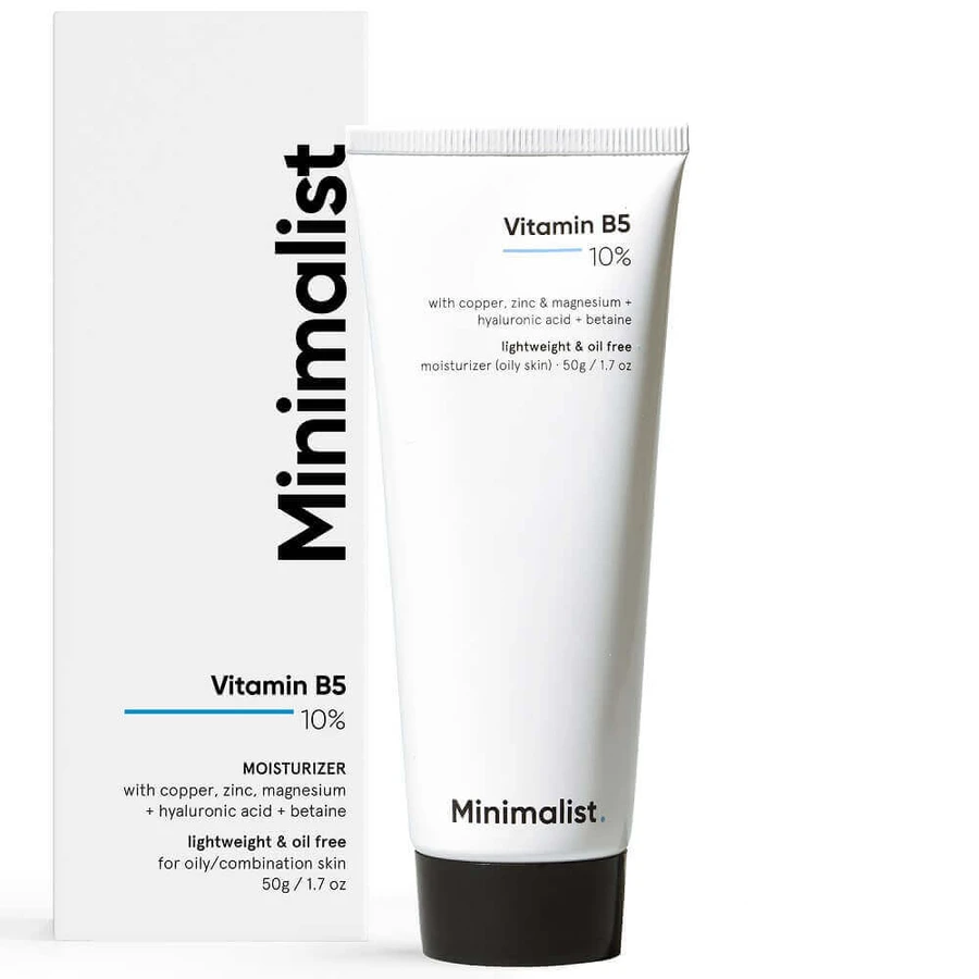 Крем для обличчя Minimalist з 10% вітаміном В5, зволожувальний, 50 г: ціни та характеристики