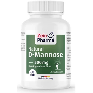 Натуральная D-манноза 500 мг (60 капсул) Zein Pharma