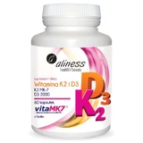 Aliness Вітамін К2 МК-7 100 мкг + D3 2000 МО, 60 капсул