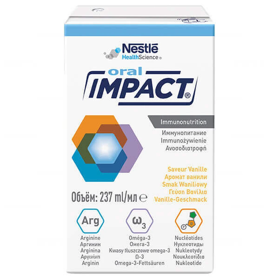 Impact Oral, ванільний смак, 3 x 237 мл: ціни та характеристики