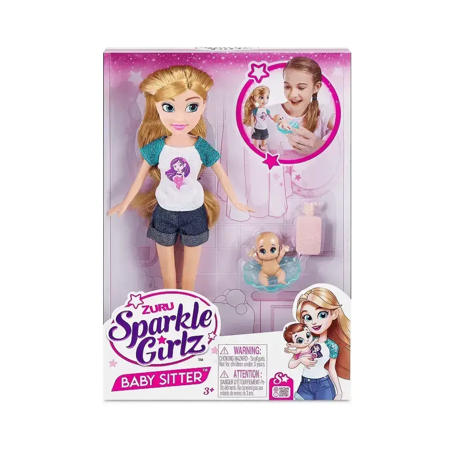 Игровой набор Кукла-няня, + 3 года, Sparkle Girlz: цены и характеристики