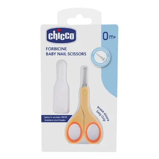 Ножницы для ногтей Chicco Baby 0m+ оранжевые