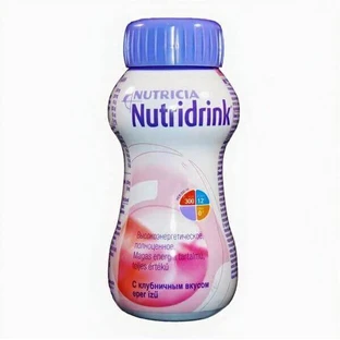 Нутридрінк зі смаком полуниці, 200 мл, Nutricia