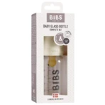 Bibs Baby Glass Bottle, стеклянная бутылочка с резиновой соской с медленным потоком, слоновая кость, с рождения, 110 мл: цены и характеристики