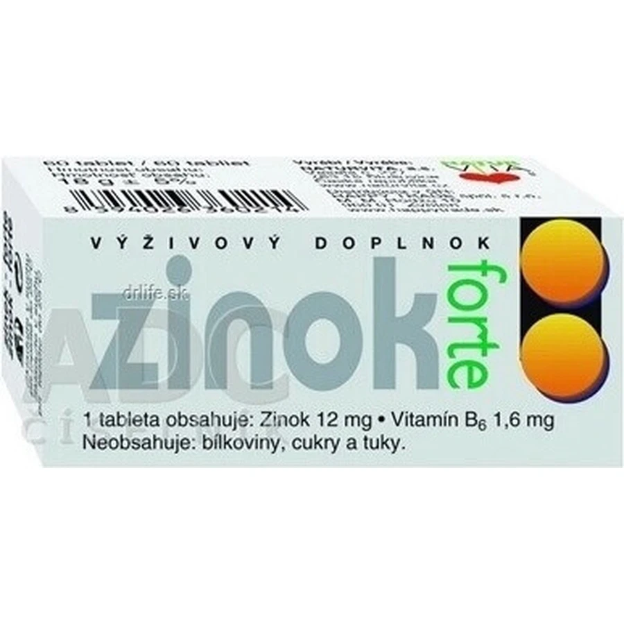 NATURVITA ZINOK FORTE 1×60 таблеток, дієтична добавка: ціни та характеристики