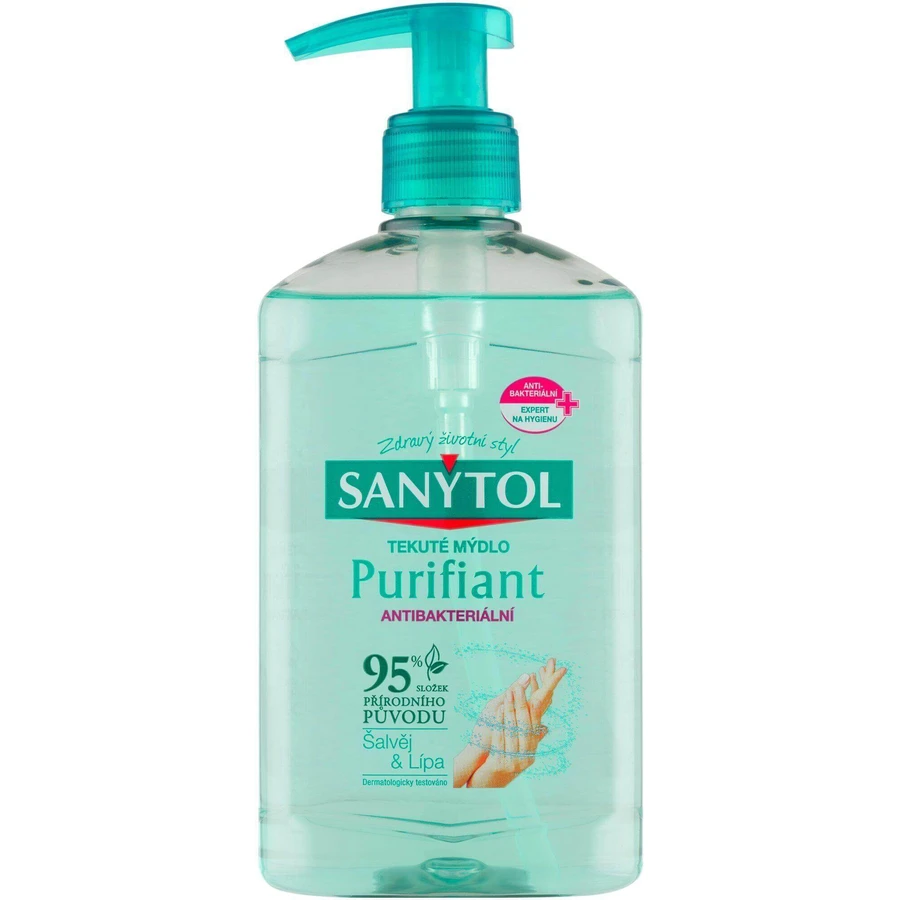 Sanytol Дезинфицирующее мыло - Purifiant 250 мл: цены и характеристики