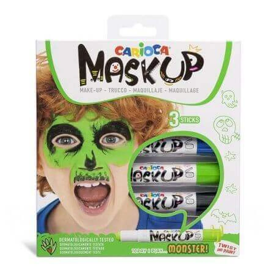 Набор из 3 цветов кожи Monster, Maskup, Carioca: цены и характеристики