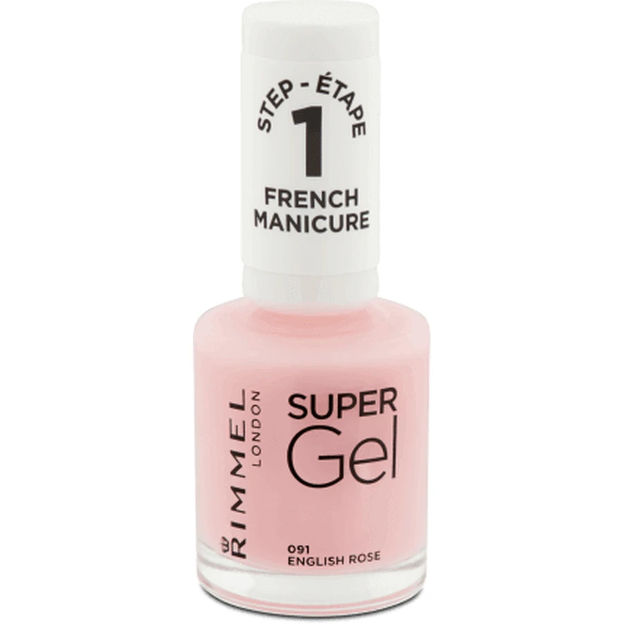 Rimmel London Super Gel Nail Polish French Manicure 091 English rose, 12 мл: ціни та характеристики