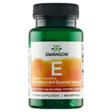 Swanson E, натуральный витамин E 200 МЕ, 100 капсул E