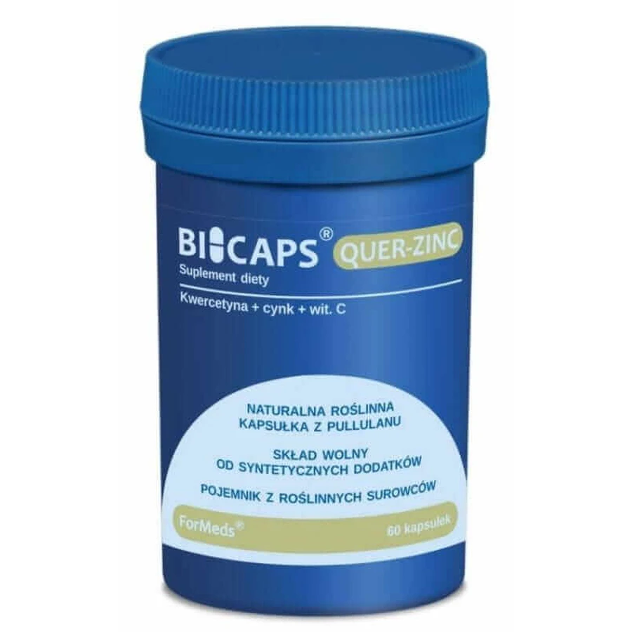 Bicaps Quer-Zinc (Кверцетин Цинк Витамин С) 60 капсул Formeds: цены и характеристики