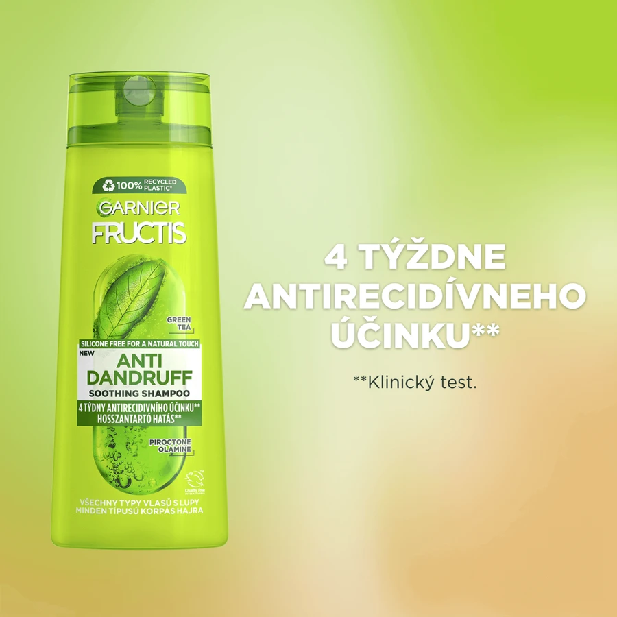Garnier Fructis Антиперхоть успокаивающая ампула для всех типов волос с перхотью, 250 мл: цены и характеристики
