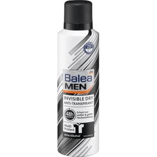 Balea MEN Дезодорант-спрей INVISIBLE DRY, 200 мл