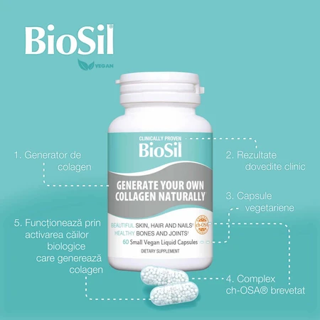 Коллаген Biosil Advanced Collagen Generator, 60 капсул: цены и характеристики