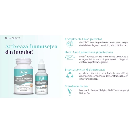 Коллаген Biosil Advanced Collagen Generator, 60 капсул: цены и характеристики