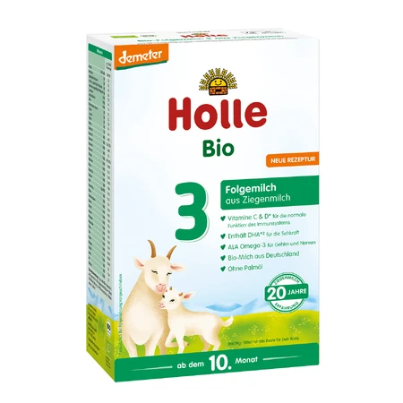 Holle Bio 3, на основе козьего молока, с 10 месяцев, 400 г: цены и характеристики