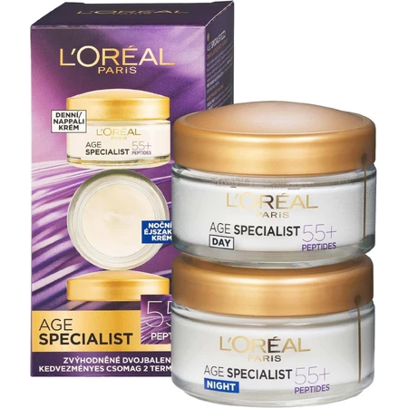 L'Oréal Paris Age Specialist 55+ Дуо-упаковка 2 х 50 мл: ціни та характеристики