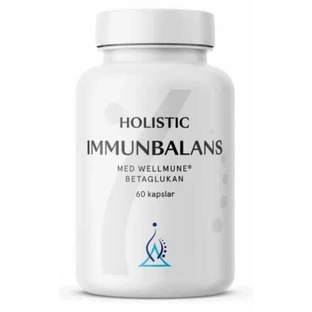 Holistic ImmunBalans MED Wellmune Бетаглюкан 1,3/1,6 Вітаміни С, D, В6, Мідь, Цинк, Селен, Магній 60 капсул