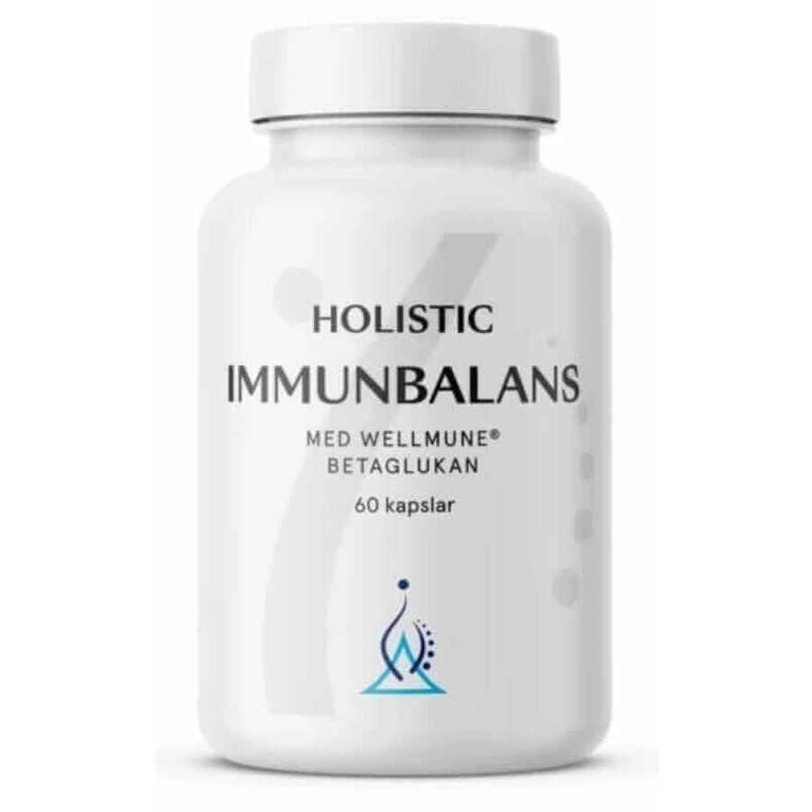 Holistic ImmunBalans MED Wellmune Бетаглюкан 1,3/1,6 Вітаміни С, D, В6, Мідь, Цинк, Селен, Магній 60 капсул: ціни та характеристики