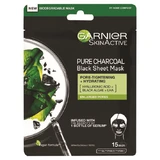 Активна вугільна маска для шкіри обличчя Pure Charcoal Skin Active Pure Charcoal Skin Active, 1 шт, Garnier