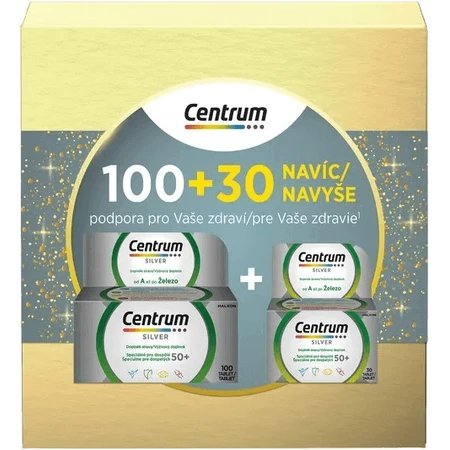 Centrum Silver AZ 50+, подарочная упаковка 130 таблеток: цены и характеристики