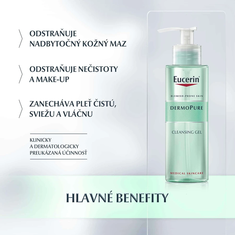 Eucerin DERMOPURE Гель для глибокого очищення проблемної шкіри 400 мл: ціни та характеристики