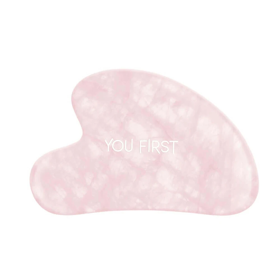 Натуральный камень Гуа-Ша для массажа лица из розового кварца, 1 штука, You First: цены и характеристики