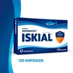Іскіал, олія печінки акули + вітамін D3, 120 капсул: ціни та характеристики