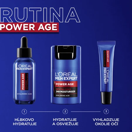 L'Oréal Paris Men Expert Power Age Відновлювальний 24-годинний зволожувальний крем, 50 мл: ціни та характеристики