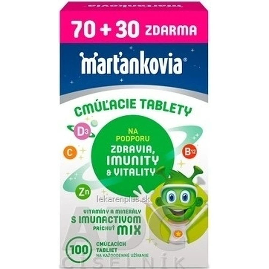 WALMARK Марсіани з Імунактивом 1×100 тбл, харчова добавка: ціни та характеристики