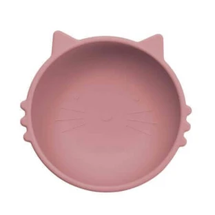 Силиконовая миска Kitty I, 6 месяцев+, Old Rose, Appekids