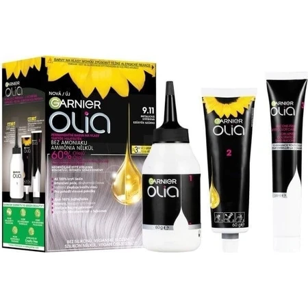 Garnier Olia стійка фарба для волосся 9.11 Сріблястий металік 1×1, набір, стійка фарба для волосся: ціни та характеристики