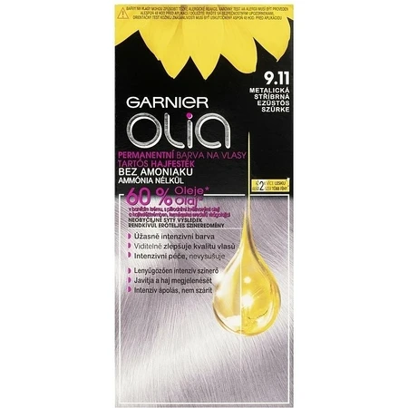Garnier Olia стійка фарба для волосся 9.11 Сріблястий металік 1×1, набір, стійка фарба для волосся: ціни та характеристики