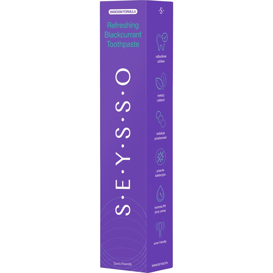 Seysso Color Refreshing Blackcurrant, освежающая мятно-смородиновая зубная паста, 75 мл: цены и характеристики