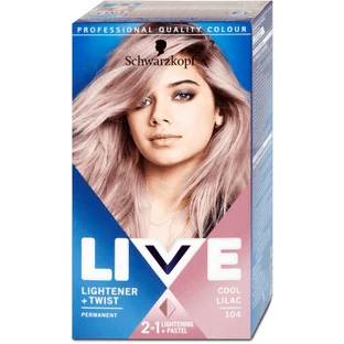 Фарба для перманентного фарбування волосся Schwarzkopf Live Lightner 104 Холодний бузковий, 142 г
