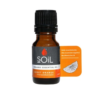 Esenial Oil Pure Orange Essential Oil 100% Organic, 10 мл, SOiL