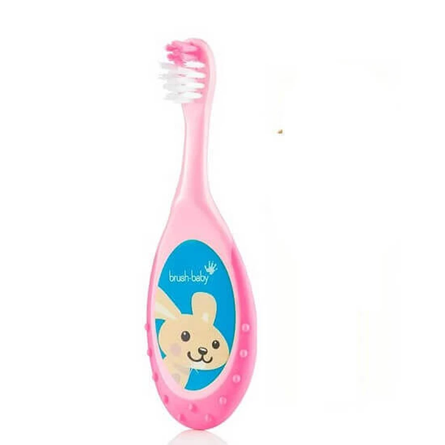 Зубная щетка, FlossBrush, 0-3 года, Brush Baby: цены и характеристики