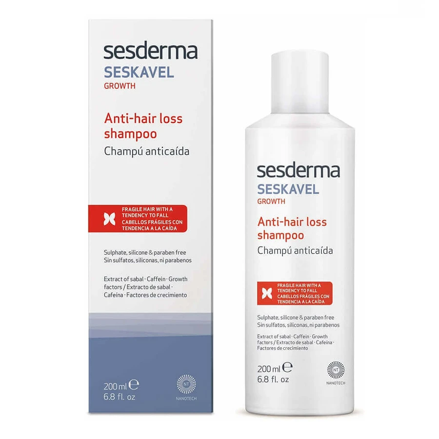 Sesderma Seskavel Шампунь против выпадения волос "Рост", 200 мл: цены и характеристики