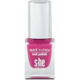 S-he color&style Лак для нігтів Quick'n crazy 323/640, 6 мл