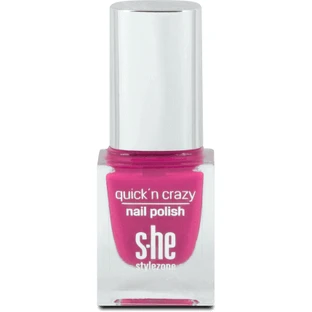 S-he color&style Quick'n crazy лак для ногтей 323/640, 6 мл