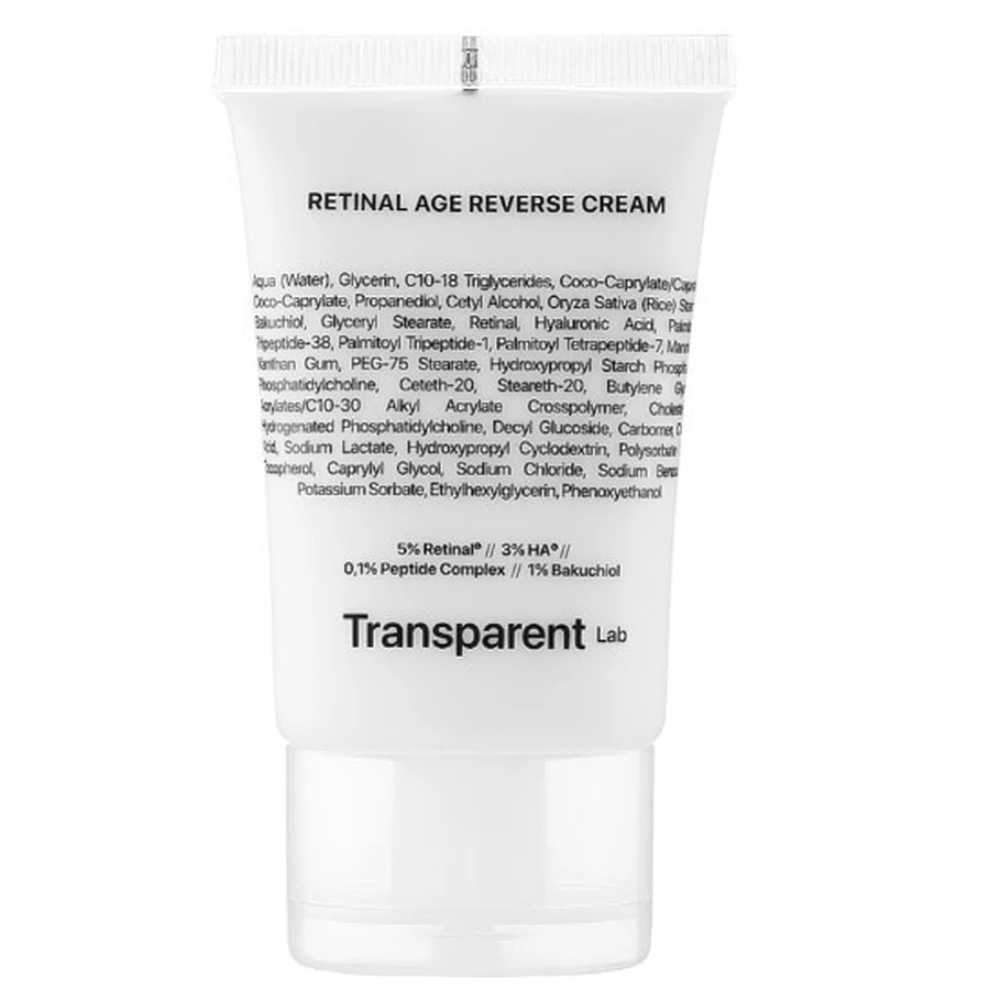 Крем для лица Transparent Lab Retinal Age Reverse Cream с ретиналем и бакучиолом, антивозрастной, 50 мл: цены и характеристики