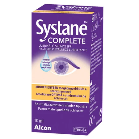 Смазывающие глазные капли Systane Complete 10 мл, Alcon: цены и характеристики