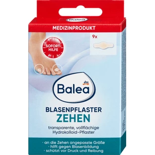 Велосипедные патчи для ног Balea, 9 штук