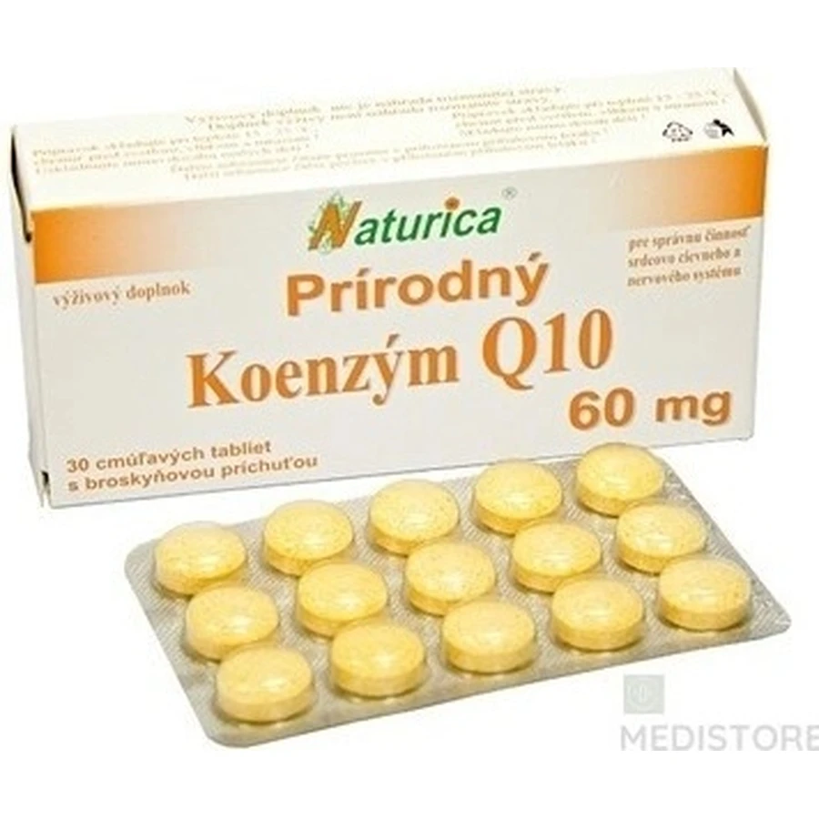 Naturica Natural KOENZYM Q10 60 мг 1×30 табл, пищевая добавка: цены и характеристики