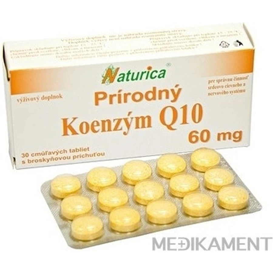 Naturica Natural KOENZYM Q10 60 мг 1×30 табл, пищевая добавка: цены и характеристики