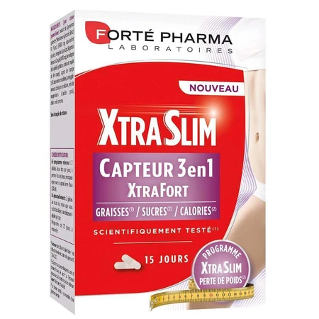 XtraSlim CAPTEUR 3 в 1, 60 капсул, Forte Pharma: ціни та характеристики