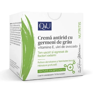 Крем проти зморшок із зародками пшениці Nutritis Q4U, 50 мл, Tis Pharmaceutic