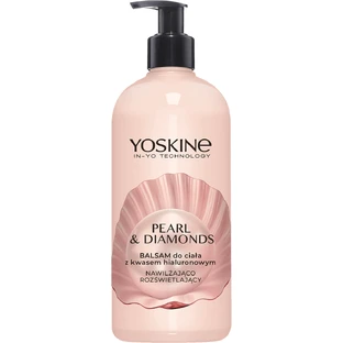 Yoskine Body Pearl & Diamonds, Лосьон для тела с гиалуроновой кислотой, 400 мл