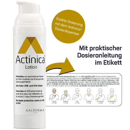 Сонцезахисний лосьйон Galderma Actinica з SPF 50+ , 80 г: ціни та характеристики