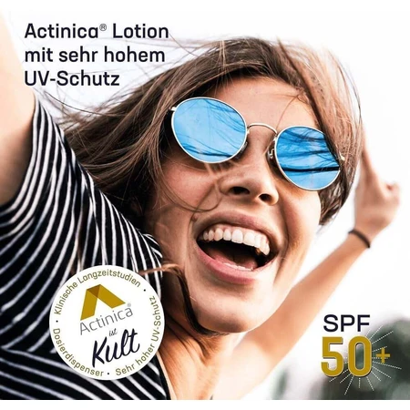 Сонцезахисний лосьйон Galderma Actinica з SPF 50+ , 80 г: ціни та характеристики