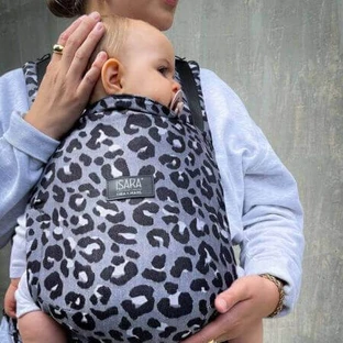 Эргономичная детская переноска Quick Full Buckle, Tiba+Marl Leopard, Isara